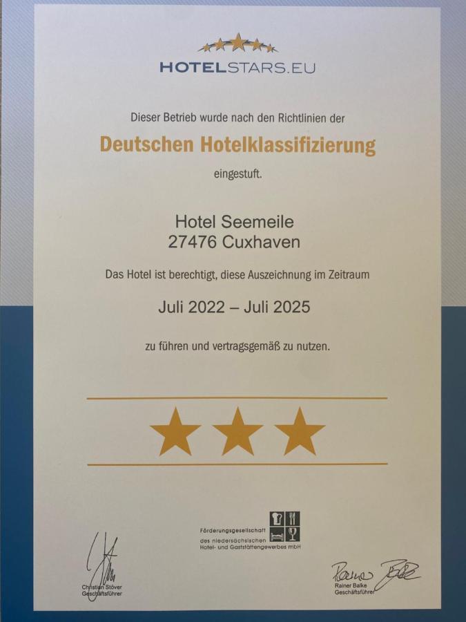 Hotel Seemeile Cuxhaven Bagian luar foto